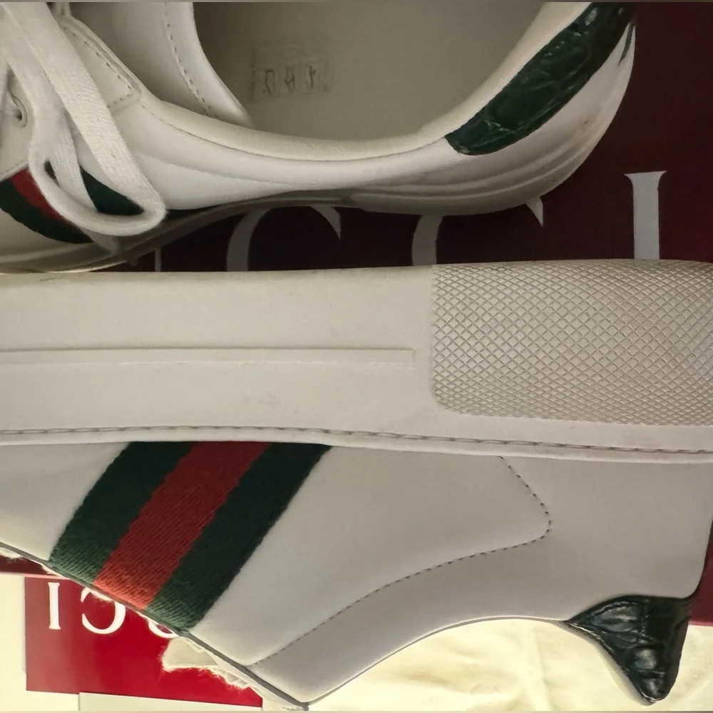 GUCCI Ace Women Platform Sneaker with Web - AUTHENTIC - Picture 10 of 14